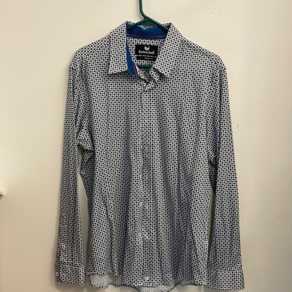 BN Buttercloth‎ dress shirt regular fit L